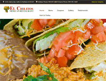 Tablet Screenshot of elchilitosfontana.com